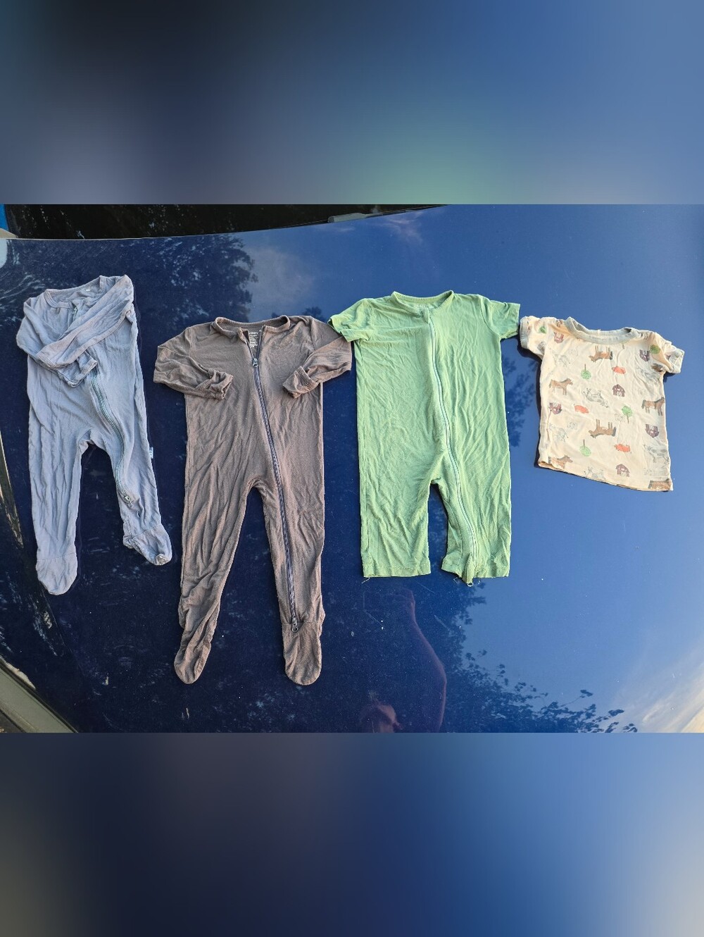 Bamboo Baby Bundle 6-12 & 12-18M Sleepers Rompers Playwear Play Condition